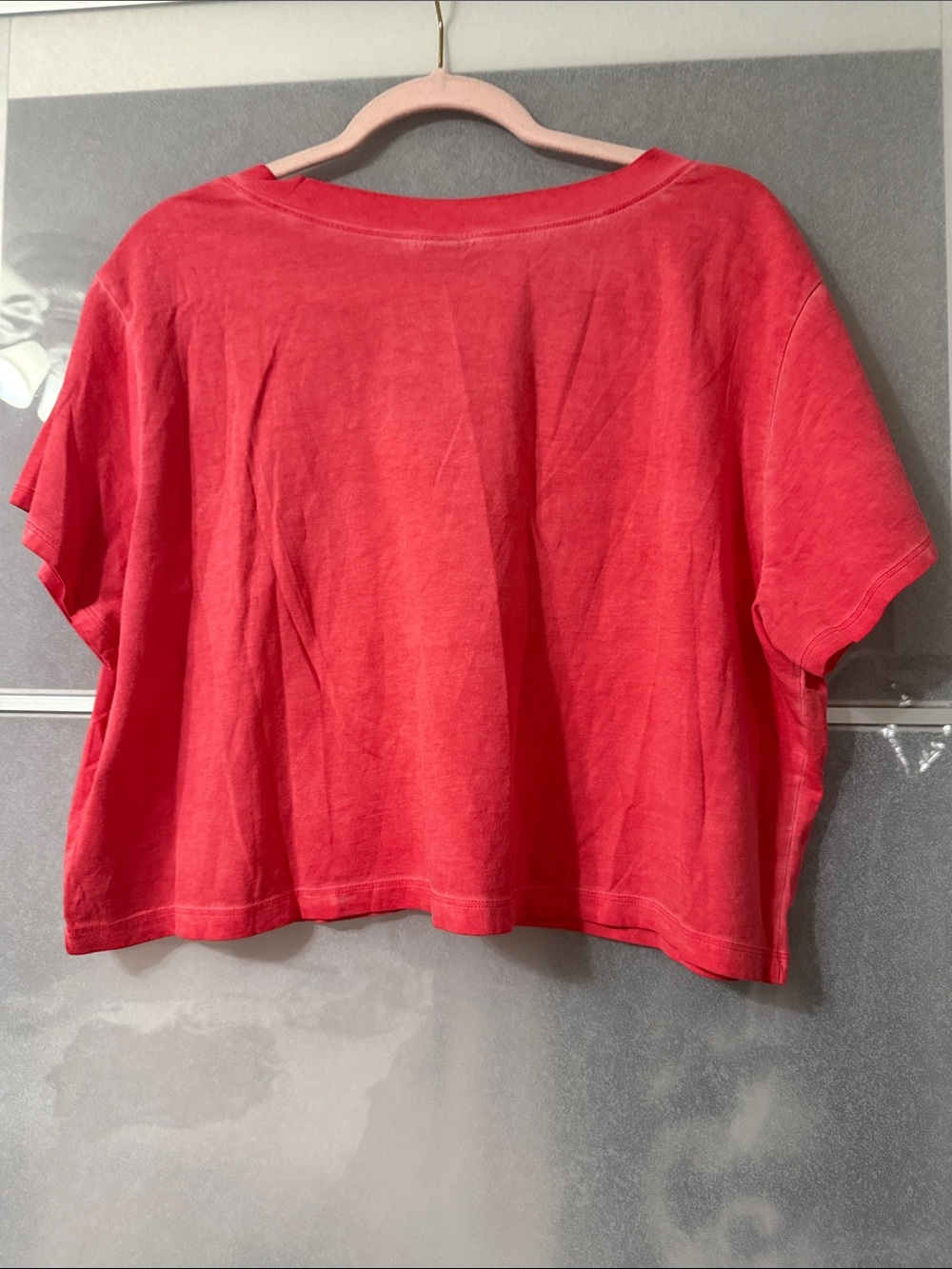 wild fable Coral V-Neck Crop Top - Picture 3 of 5